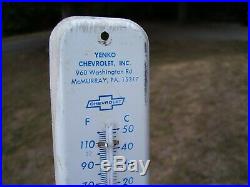 Original vintage GM Yenko Chevrolet dealer promo thermometer Camaro Corvair nova