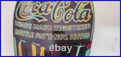 Originql Vintage Coca-Cola Drink Sign Delicious and Refreshing Display 37x12 Originql Vintage Coca-Cola Drink Sign Delicious and Refreshing Display 37x12