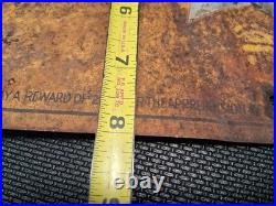 PRARIE FARMER SIGN Antique Wisconsin Barn Find Wonderfully Worn Original