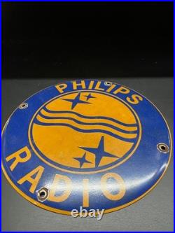 Philips Vintage advertising porcelain and ceramic sign