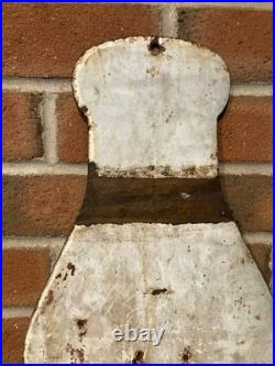 Porcelain Sign 1930s Original. Large Sign. Dairy Farm. Vintage. Be Healthy Drink