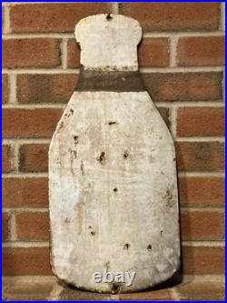 Porcelain Sign 1930s Original. Large Sign. Dairy Farm. Vintage. Be Healthy Drink