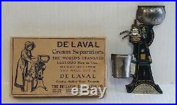 Price Reduced Vintage Collectible De Laval Match Safe & Bx Advertising 1908 Tin