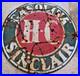 RARE-EARLY-VINTAGE-PORCELAIN-GASOLINA-SINCLAIR-Double-SIDED-SIGN-48-BIG-01-ua