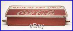 RARE VINTAGE COCA COLA Please Pay When Served LIGHTED SIGN
