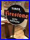 RARE-Vintage-Firestone-Tires-Auto-Supplies-Lollipop-Sign-Base-01-ssc