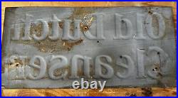 Rare Antique Old Dutch Cleanser Vintage Advertising Tin Sign General Store