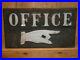 Rare-Early-Old-Original-office-Pointing-Finger-Wood-Trade-Sign-Vintage-Antique-01-fgo