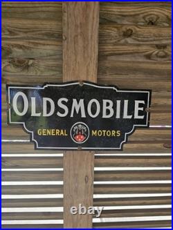 Rare Large Vintage Oldsmobile Dealership Sign 24 X 12