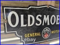 Rare Large Vintage Oldsmobile Dealership Sign 24 X 12