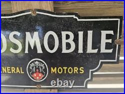 Rare Large Vintage Oldsmobile Dealership Sign 24 X 12