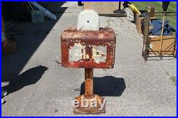 Rare Model & Size Vintage Sunoco Gasboy Clock Face Gas Pump Gas Station Sign