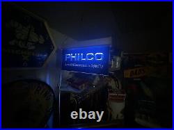Rare Philco Light Up Sign Original Vintage