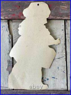 Rare VINTAGE ANGELUS MARSHMALLOWS ADVERTISING SIGN Girl Drummer