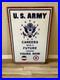 Rare-Vintage-Army-Air-Force-Double-Sided-Porcelain-Recruitment-Sign-37-X-23-01-hno