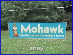 Rare Vintage Disney Tommy Mohawk Carpet Indian Advertising Sign LRG Light Sign
