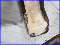 Rare Vintage Marhoefer's Bread Door Push Advertising Sign Man Cave Grocery