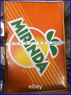 Rare Vintage Mirinda Sign