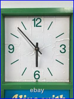 Rare Vintage Newport Wall Hanging Cigarette Clock Advertising Sign