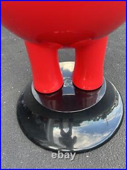 Rare Vintage STORE DISPLAY KOOL-AID MAN 3 FOOT TALL RED ADVERTISING SIGN