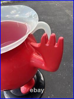 Rare Vintage STORE DISPLAY KOOL-AID MAN 3 FOOT TALL RED ADVERTISING SIGN