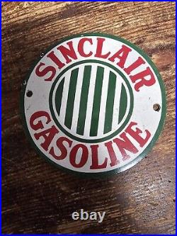 Rare Vintage Sinclair Gasoline Station Porcelain Sign