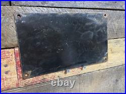 Redhead Vintage Porcelain Sign Gas Station & Motor Oil Advertising Pump Plate Redhead Vintage Porcelain Sign Gas Station & Motor Oil Advertising Pump Plate