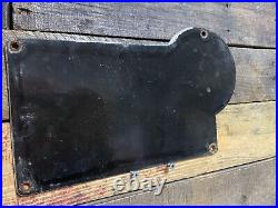 Redhead Vintage Porcelain Sign Gas Station & Motor Oil Advertising Pump Plate Redhead Vintage Porcelain Sign Gas Station & Motor Oil Advertising Pump Plate