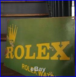 Rolex enamel sign Rolex sign Rolex watch vintage Rolex shop sign Rolex porcelain