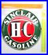 SINCLAIR-H-C-12x-12-VINTAGE-GENUINE-PORCELAIN-SIGN-PUMP-PLATE-GAS-STATION-OIL-01-ozsj