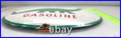 SINCLAIR VINTAGE GENUINE 12 OIL PORCELAIN SIGN PUMP PLATE GAS STATION Bubbled