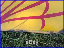 Shell Gasoline Porcelain Sign Original Vintage Gas Oil Advertising