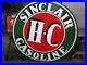 Sinclair-Gasoline-HC-DSP-Double-Sided-Porcelain-Original-Sign-6-ft-Round-Vintage-01-pr
