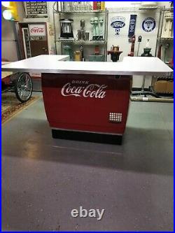 Soda Fountain, Home Bar, Coca Cola cooler, man cave, 50s, sign, vintage kitchen