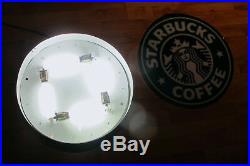 Starbucks 18 Vintage Lighted Authentic Store Sign with on/off switch Nice