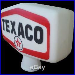 Texaco Gas USA Petrol Chief Bowser Pump Globe Top Light Sign Vintage Repo New
