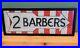 Unique-Vintage-2-Barbers-Sign-Framed-With-Smaltz-Lettering-01-wxb