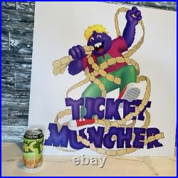 Used Vintage Chuck E Cheese Sign Restaurant Americana Munch