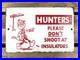 VINTAGE-12x8-HUNTERS-REDDY-KILOWAT-ELECTRIC-POWER-COMPANY-GASOLINE-OIL-AD-SIGN-01-hr