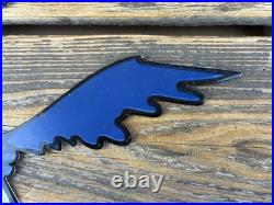 VINTAGE 14x11 PLYMOUTH ROAD RUNNER RACING GASOLINE PORCELAIN GAS MOTOR OIL SIGN