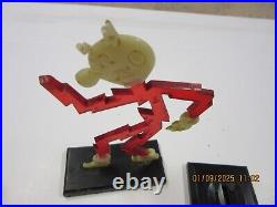 VINTAGE 1930s REDDY KILOWATT ADVERTISING SIGN DESKTOP PLASTIC/ CELLULOID