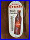 VINTAGE-1950s-ORANGE-CRUSH-SODA-ADVERTISING-THERMOMETER-SIGN-NO-b925a-BROWN-01-zzl