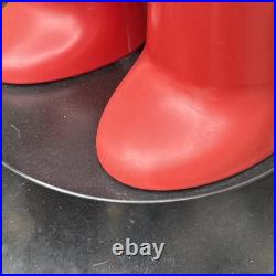 VINTAGE 1970s STORE DISPLAY KOOL-AID MAN 3 FOOT TALL RED ADVERTISING SIGN VINTAGE 1970s STORE DISPLAY KOOL-AID MAN 3 FOOT TALL RED ADVERTISING SIGN