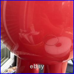 VINTAGE 1970s STORE DISPLAY KOOL-AID MAN 3 FOOT TALL RED ADVERTISING SIGN VINTAGE 1970s STORE DISPLAY KOOL-AID MAN 3 FOOT TALL RED ADVERTISING SIGN