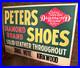 VINTAGE-ADVERTISING-PETERS-DIAMOND-SHOES-CARDBOARD-SIGN-21-x-14-01-qv