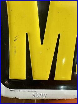 VINTAGE ARVIN MUFFLER SIGN 24x24 Original SCIOTO Ohio 1960s-70s gas oil soda