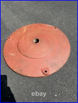 VINTAGE Cast Iron Lollipop Sign Base Oil Gumball Advertising Great Shape 22