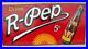 VINTAGE-EMBOSSED-1950s-R-PEP-SODA-TIN-LITHO-ADVERTISING-SIGN-01-xvcb