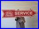 VINTAGE-GIANT-DOUBLE-SIDED-FORD-TRACTOR-SERVICE-PORCELAIN-SIGN-48x13-01-kif