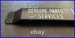VINTAGE LARGE 32x3 FORD AUTHORIZED DEALER GAS SODA POP PORCELAIN OVERHEAD SIGN VINTAGE LARGE 32x3 FORD AUTHORIZED DEALER GAS SODA POP PORCELAIN OVERHEAD SIGN